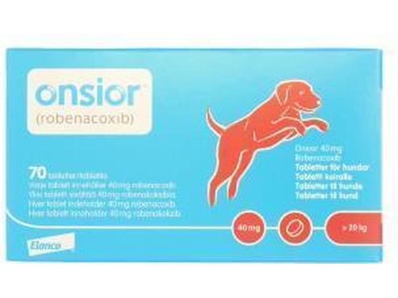 Laveste pris for Onsior vet tab 40mg til hund