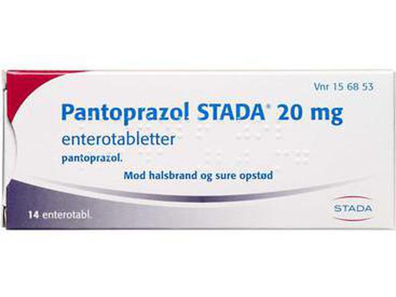 pris for Pantoprazol "Stada" 14 Enterotabletter