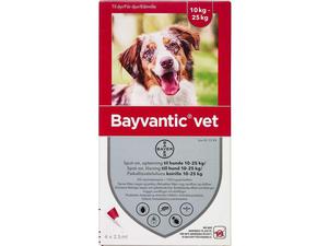 Bayvantic Vet 10-25 kg 500 + 100 mg/ml 4 x 2,5 ml