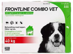 Frontline Combo Hund 40+ kg 100 + 90 mg/ml 3 x 4,02 ml