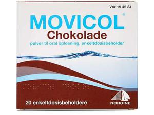 Movicol Chokolade Pulver til oral opløsning 20 stk