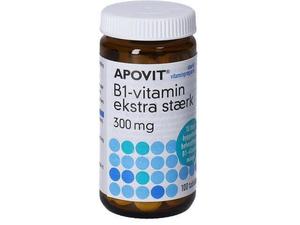 Apovit B1-vitamin Ekstra Stærk 300 mg 100 stk