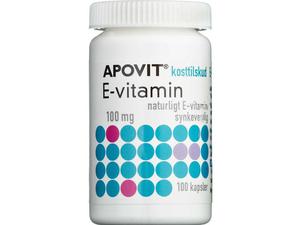 Apovit E-vitamin 100 mg 100 stk