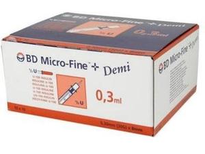BD Micro-Fine+ 30G 0,5 ml 100 stk