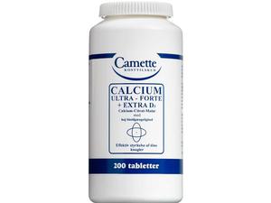 Camette Calcium Ultra Forte +ekstra D3 200 stk