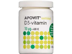 Apovit D3-Vitamin 10 µg 300 stk