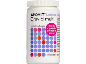 Apovit Gravid Multi Tabletter 200 stk