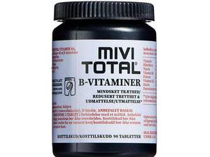 Mivitotal B-vitaminer 90 stk.