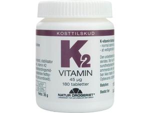 Naturdrogeriets K2-vitamin tabletter 180 stk