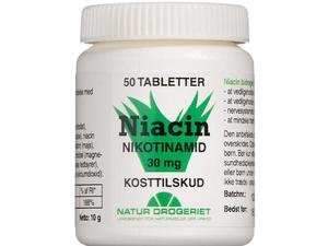 Niacin 30 mg 50 stk