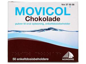 Movicol Chokolade Pulver til oral opløsning 50 stk