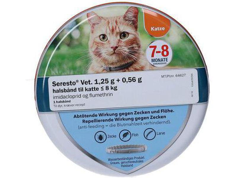 Laveste pris for Seresto Vet. til katte 1 stk 1,25 g
