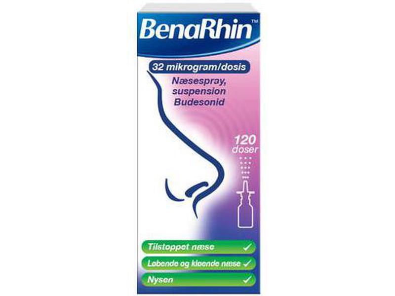 Laveste pris for BenaRhin Næsespray 32 mikrogram/dosis doser
