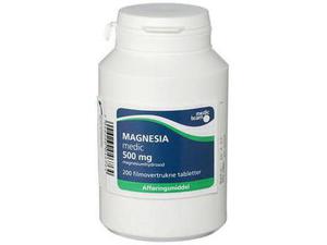 Magnesia "medic" 200 stk Filmovertrukne tabletter