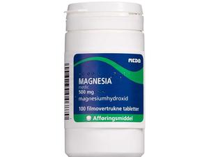 Magnesia "medic" 100 stk Filmovertrukne tabletter