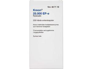 Kreon Lipase 25.000 EP-e  2Care4 200 stk