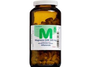 Magnesia "DAK" 250 stk Filmovertrukne tabletter