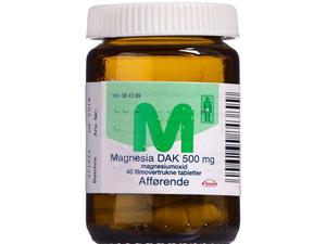 Magnesia "DAK" 40 stk Filmovertrukne tabletter