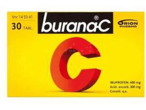 BURANA-C 400/300 mg tabl, kalvopääll 30 fol