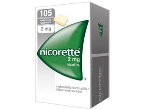 NICORETTE 2 mg lääkepurukumi 105 fol