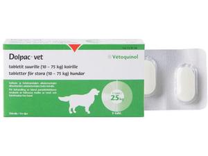 Dolpac Vet matolääke suurille (10-75 kg) koirille, 3 tablettia