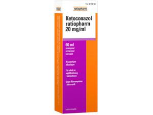 KETOCONAZOL RATIOPHARM 20 mg/ml shampoo 60 ml