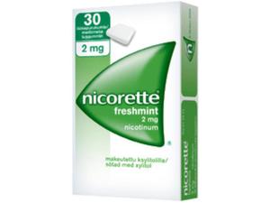 Nicorette Freshmint 2 mg nikotiinipurukumi