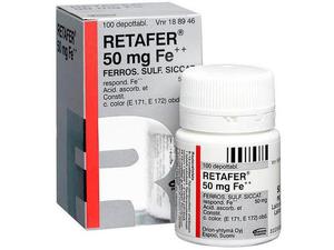 Retafer 50 mg 100 depottablettia