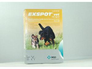 EXSPOT VET 715 mg/ml paikallisvaleluliuos 6x1 ml