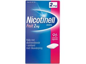 NICOTINELL FRUIT 2 mg lääkepurukumi 96 fol