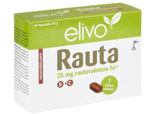 Elivo Rauta 25 mg B+C 60 depottablettia