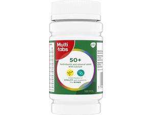 Multi-Tabs 50+ Monivitamiini + Kalsium 100 kpl