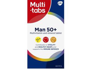 Multi-tabs Man 50+ Monivitamiini 60 tabl.
