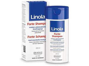 Linola Forte shampoo pullo 200 ml