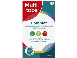 Multi-tabs Complet Monivit. + Omega-3 90 kpl