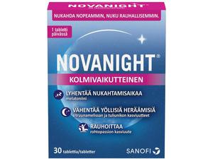 Novanight melatoniinivalmiste 30 tablettia
