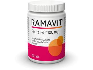 Ramavit Rauta 100 mg 60 tablettia