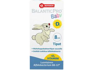BalanticPro Baby Tippa + D vitamiini 8 ml