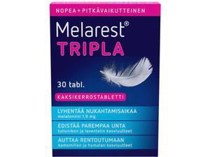 Melarest Tripla 1,9 Mg Melatoniini 30 Tabl