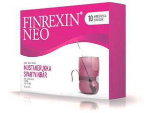 Finrexin Neo jauhe mustaherukka 10 kpl 
