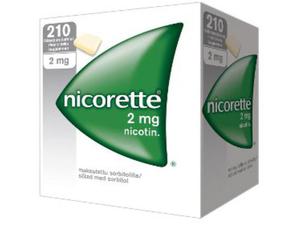 NICORETTE 2 mg lääkepurukumi 210 fol
