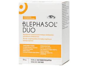 Blephasol Duo 100 ml ja 100 pyyhettä
