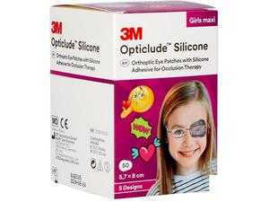 3M Opticlude silmälappu Maxi tytöille 50 kpl
