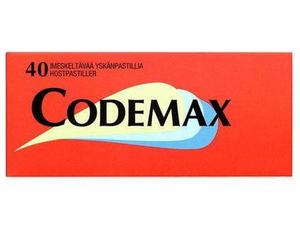 Codemax yskänpastilli 40 kpl