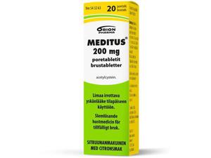Meditus 200 mg 20 poretablettia