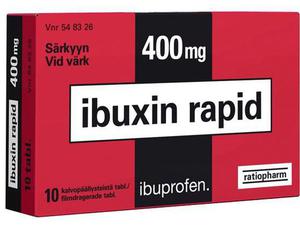Ibuxin rapid 400 mg 10 tablettia