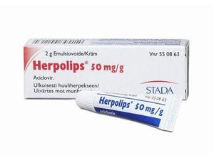 Herpolips 50 mg/g emulsiovoide 2 g
