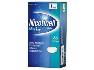 Nicotinell Mint 1 mg imeskelytabletti 36 kpl