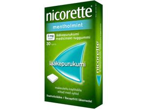 Nicorette Mentholmint 2 mg 30 purukumia