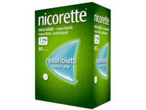 Nicorette Microtab 2 mg 90 resoriblettia